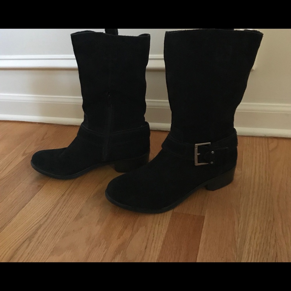 Black Suede Boots size 9